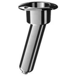 Combination Rod And Cup Holder, Oval Top, 15 Degree, NPT Drain Fitting