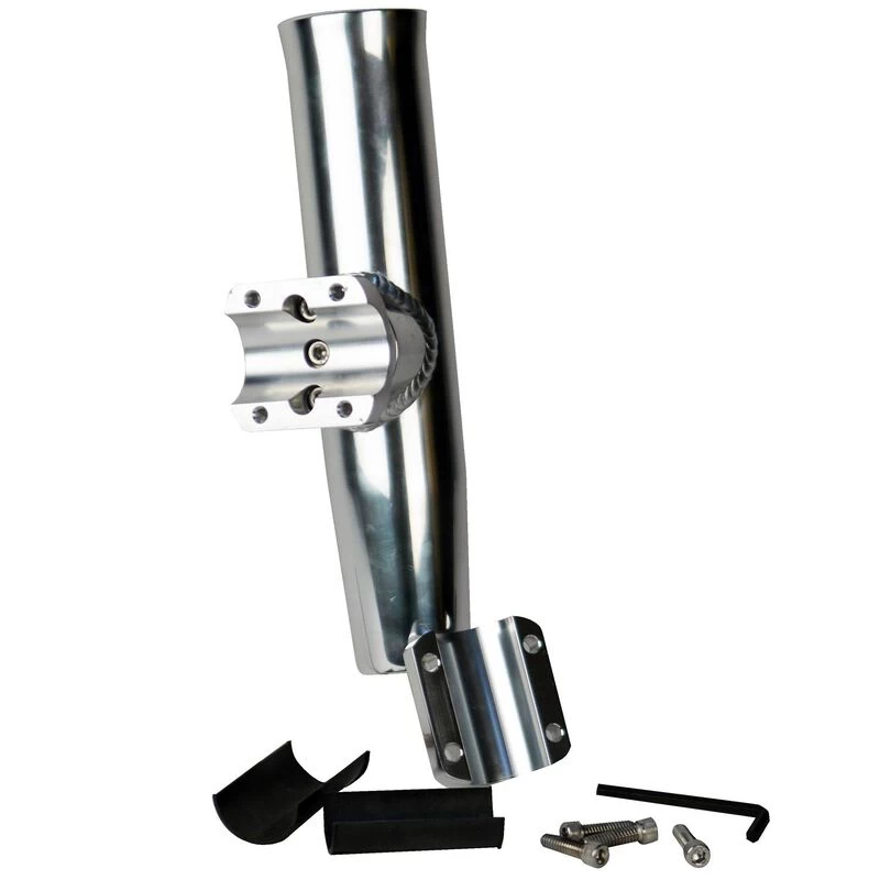 Aluminum Adjustable Rod Holder, Fits 1-1/2" Or 1-2/3" Measured Outside Diameter 4 Aluminum Adjustable Rod Holder, Fits 1-1/2" Or 1-2/3" Measured Outside Diameter - Image 2