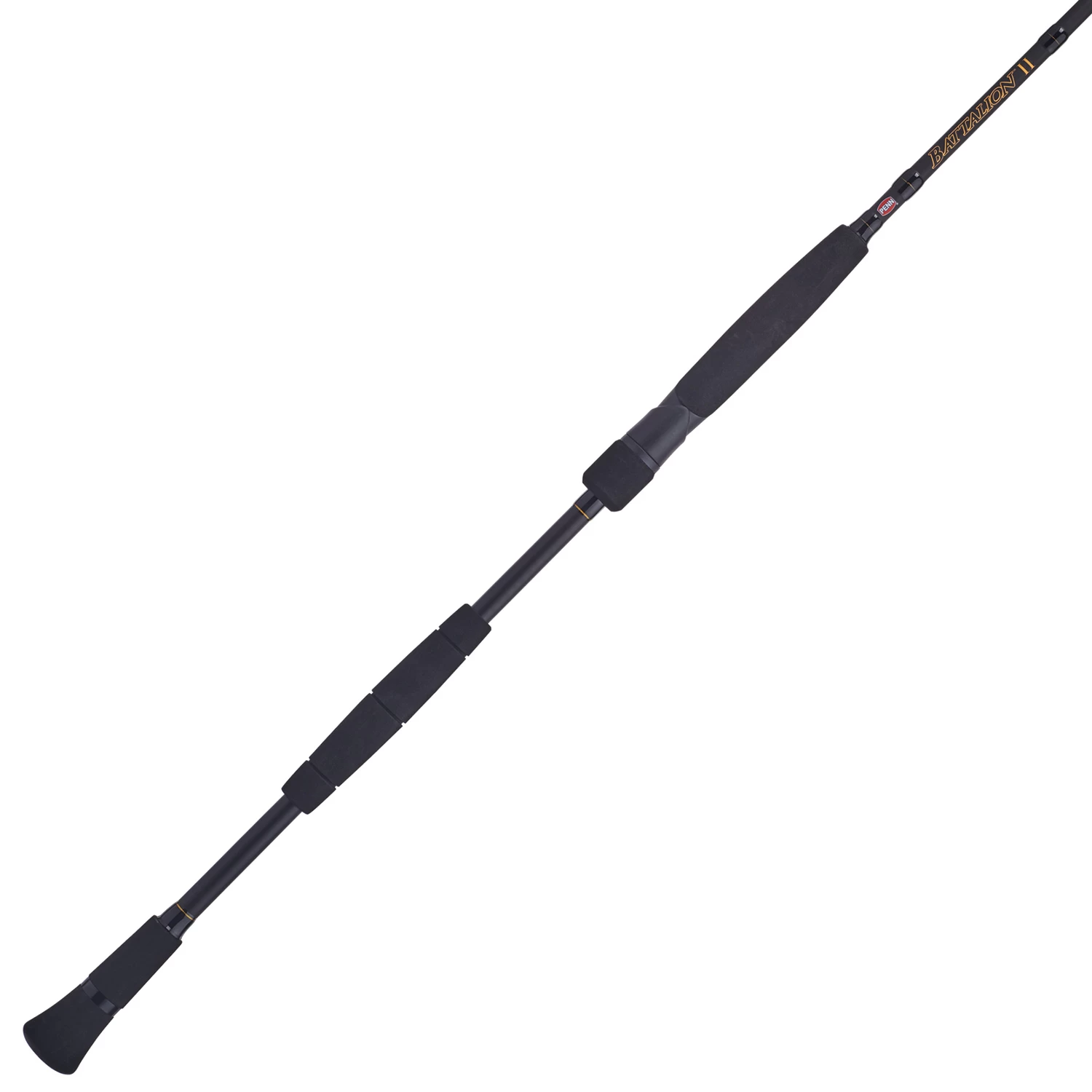 PENN 6'8" Battalion II Slow Pitch Jigging Spinning Rod, Medium Light Power 3 PENN 6'8" Battalion II Slow Pitch Jigging Spinning Rod, Medium Light Power