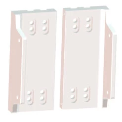 Motor To Side Mount Adapter Plate, White